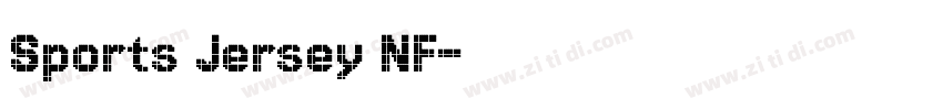 Sports Jersey NF字体转换